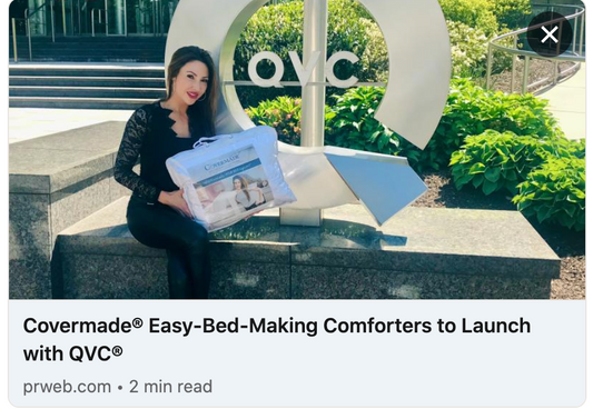 Covermade® Easy-Bed-Making Comforters to Launch with QVC®
